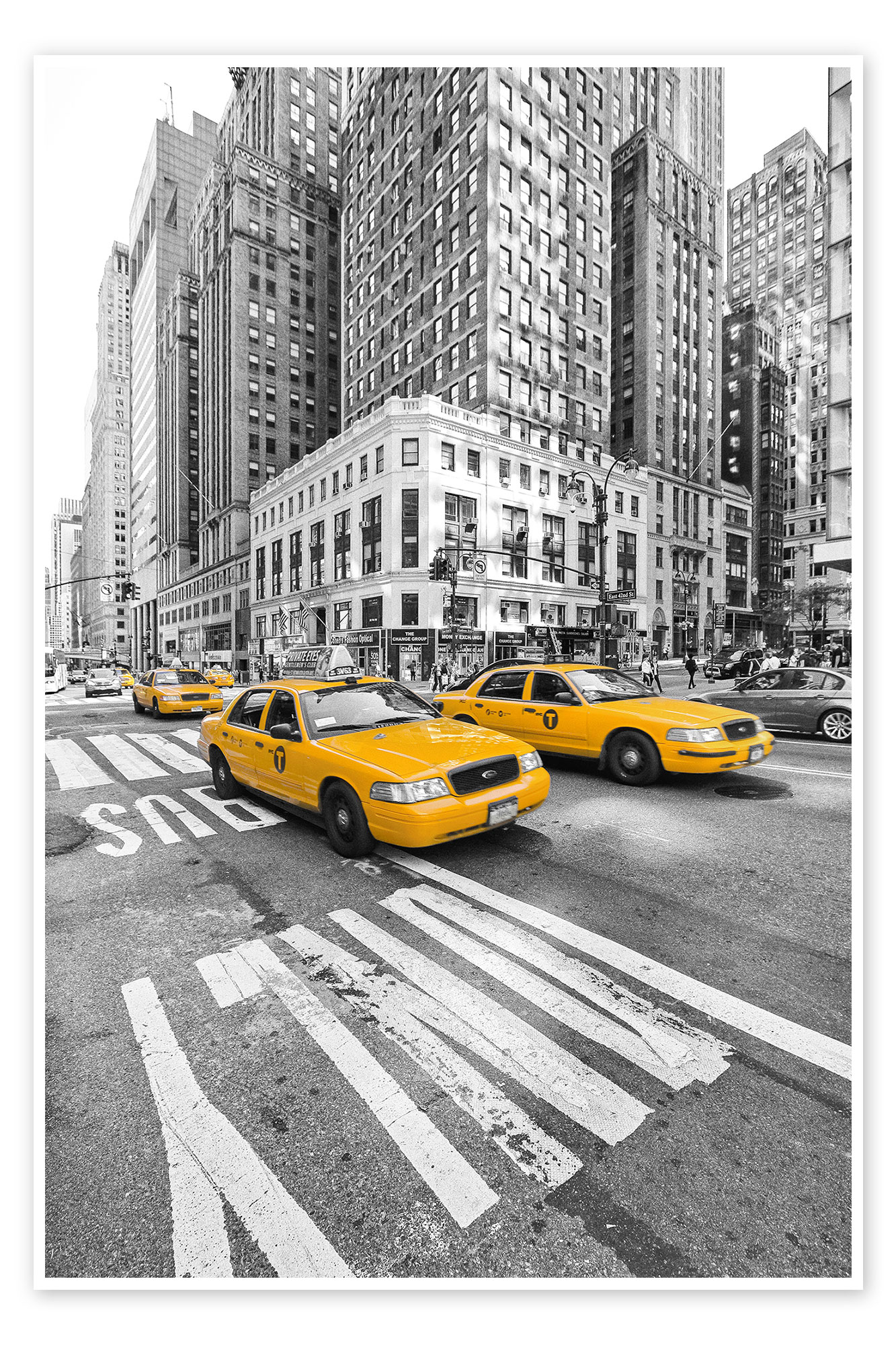 taxis en la ciudad